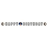 Fotbal nápis Happy Birthday 180 cm x 13,5 cm