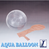 Průhledný balónek Aqua balloon 17,5 cm 